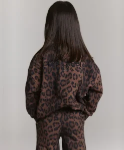 Meisjes sweater bruin
