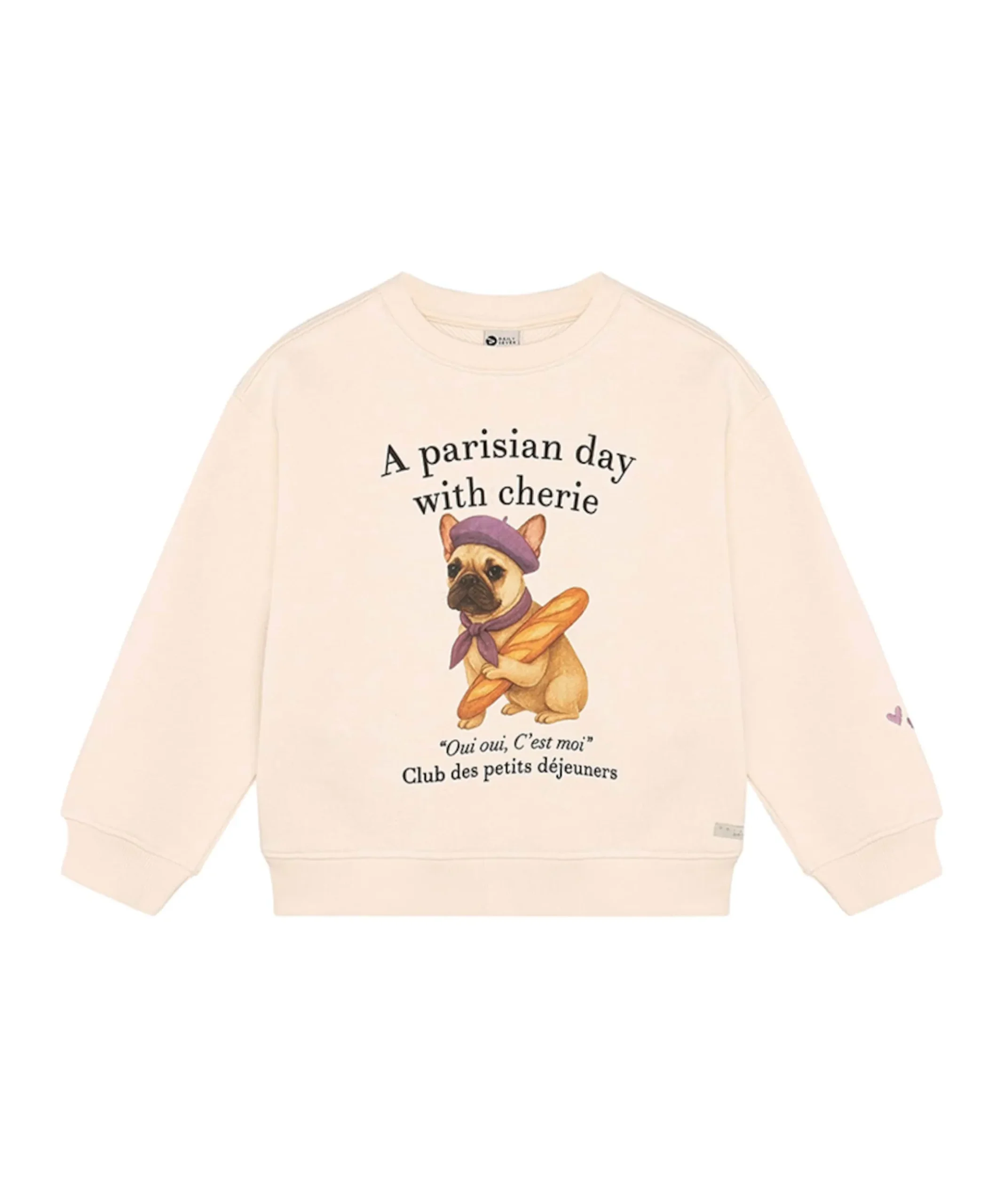 Meisjes sweater ecru