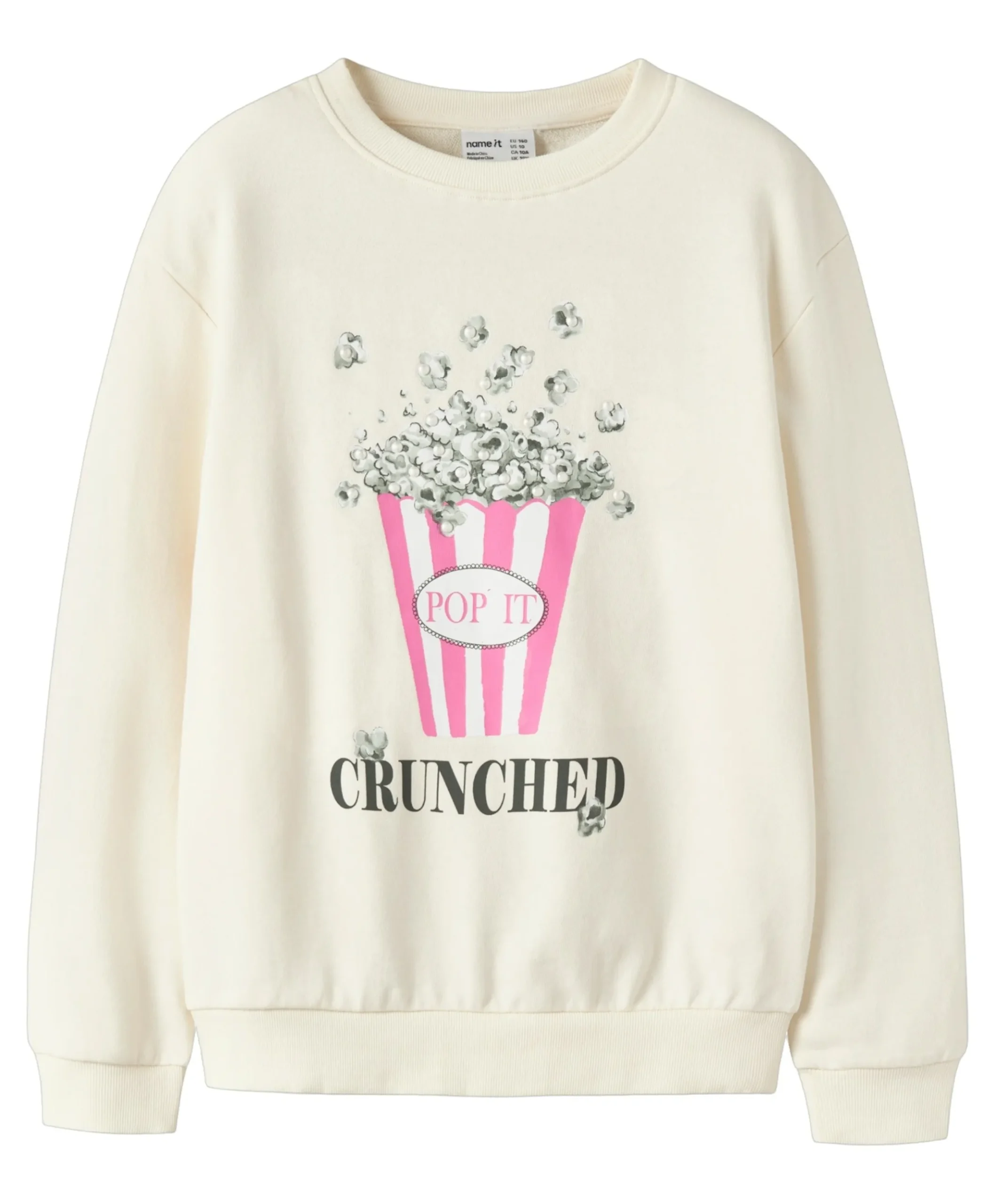 Meisjes sweater ecru