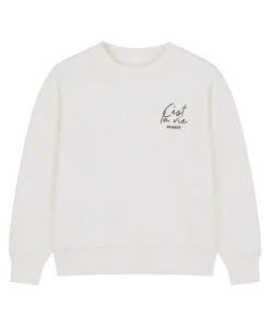 Meisjes sweater ecru