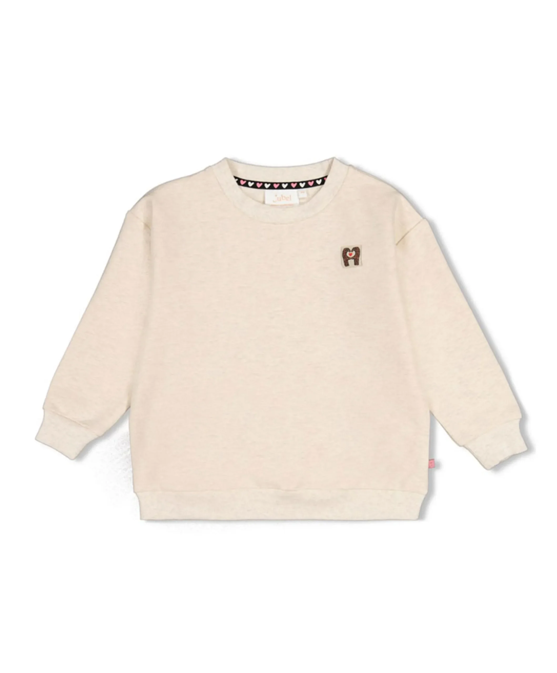 Meisjes sweater ecru