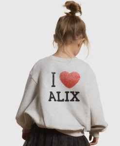 Meisjes sweater grijs