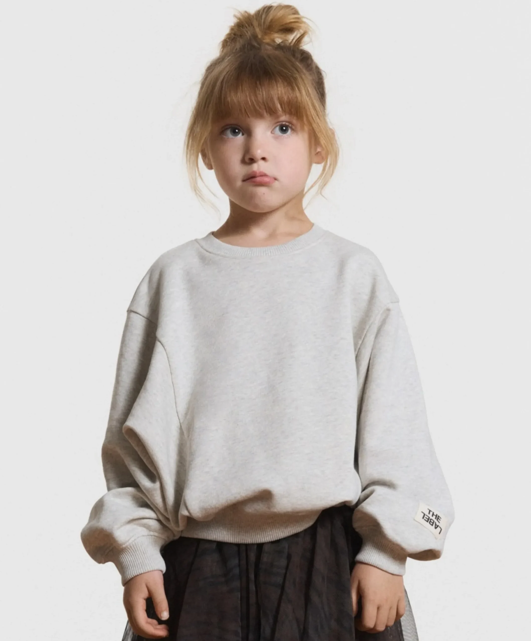 Meisjes sweater grijs