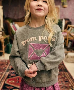 Meisjes sweater grijs