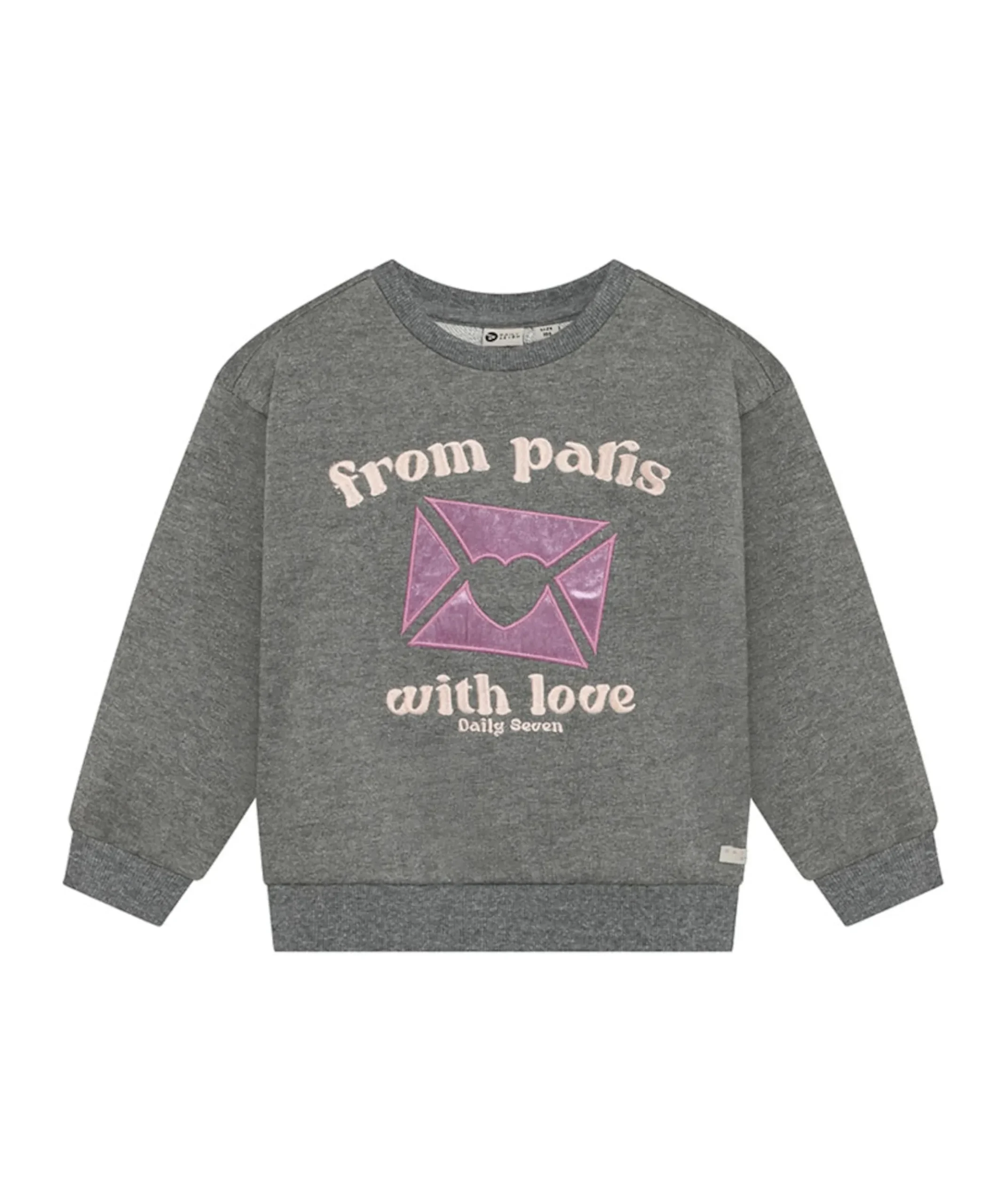 Meisjes sweater grijs
