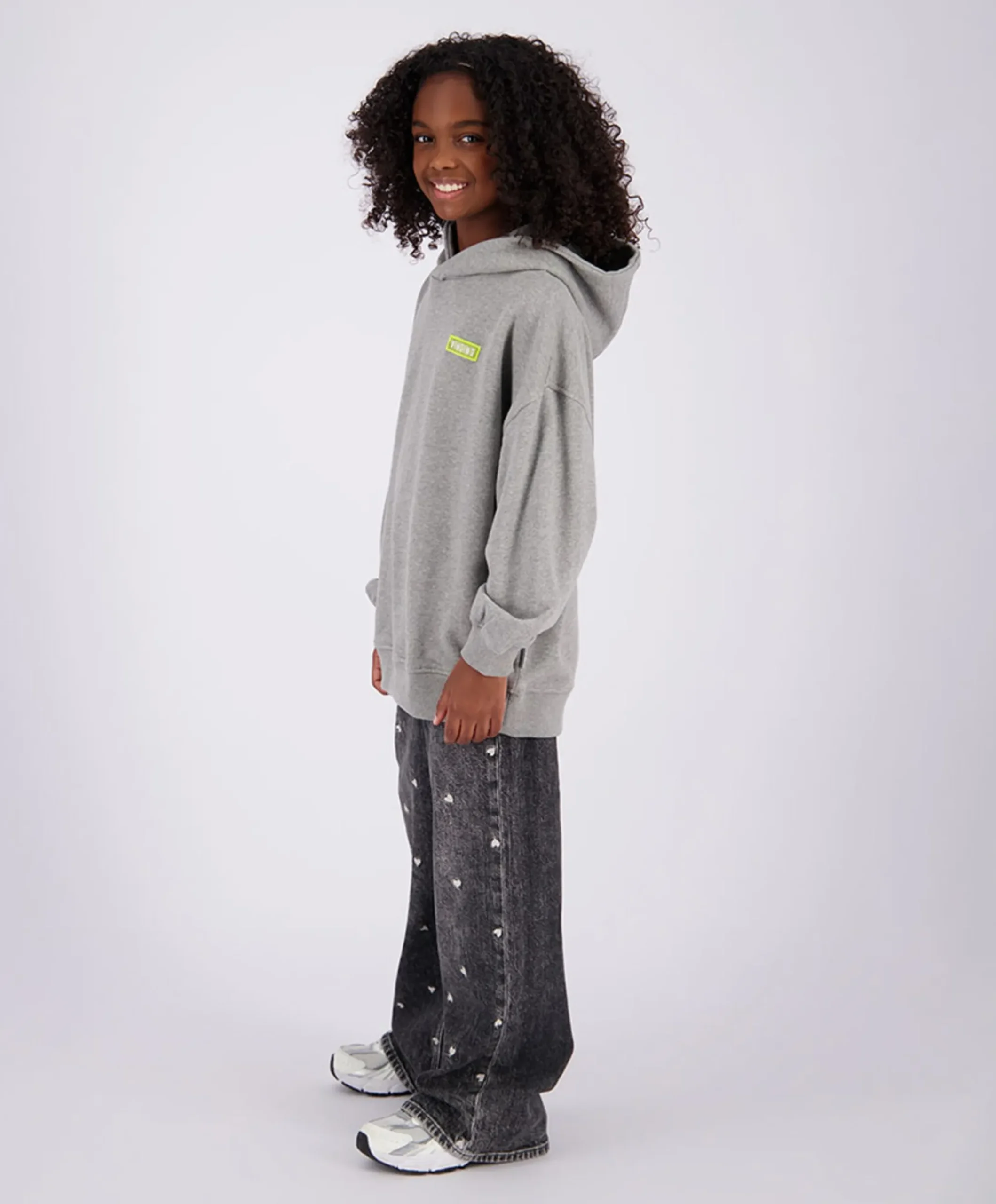 Meisjes sweater grijs