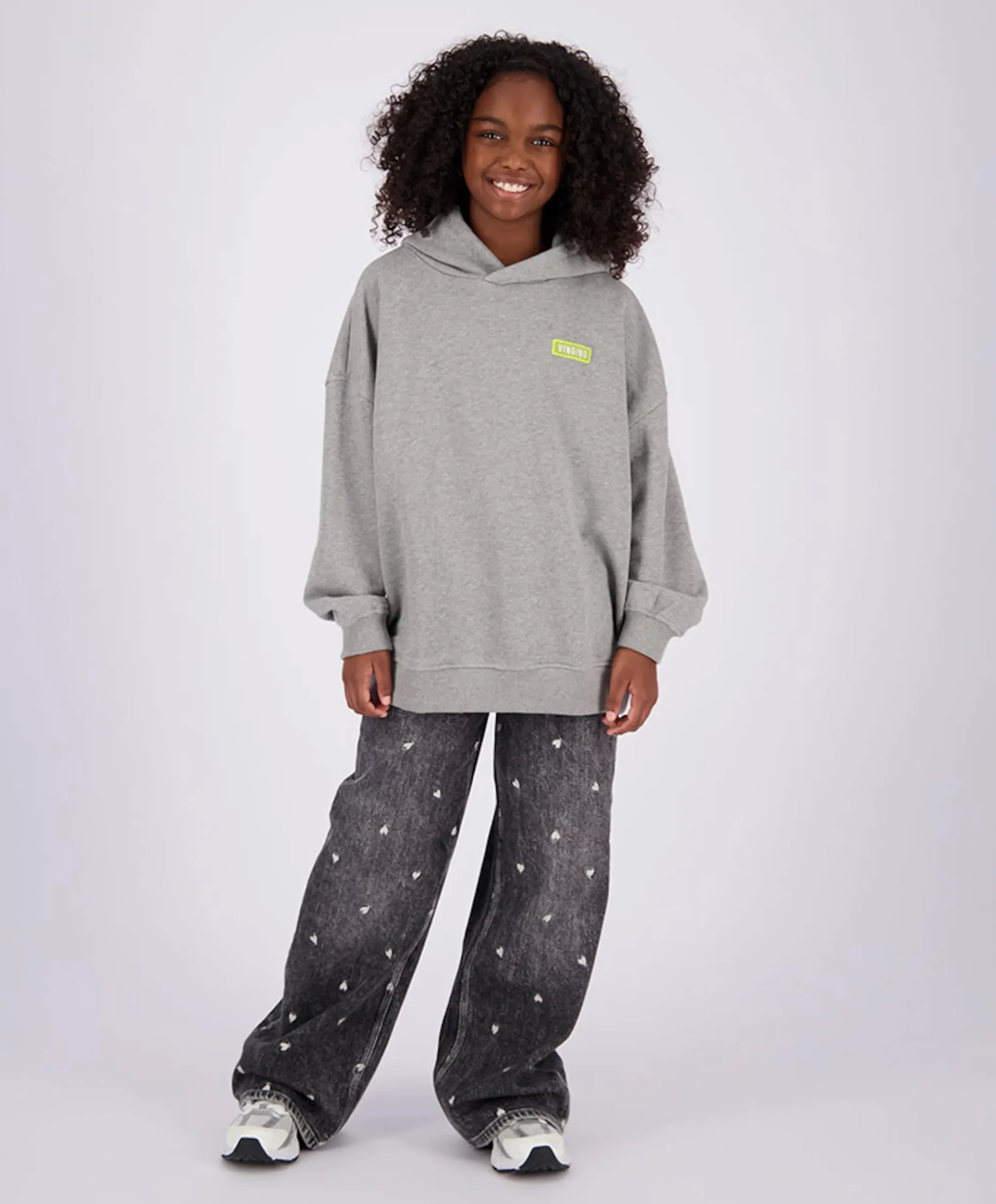 Meisjes sweater grijs