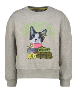 Meisjes sweater grijs