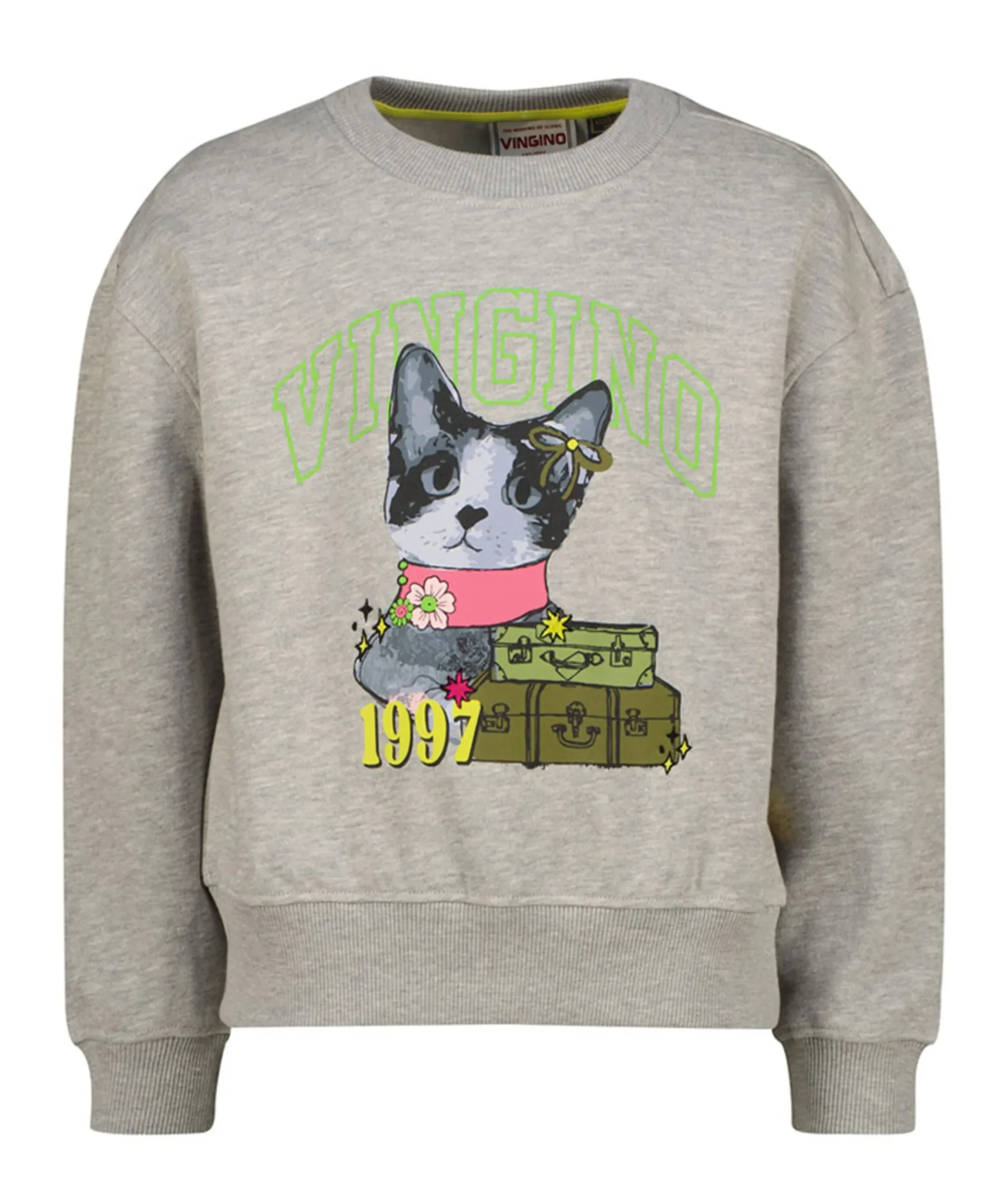 Meisjes sweater grijs