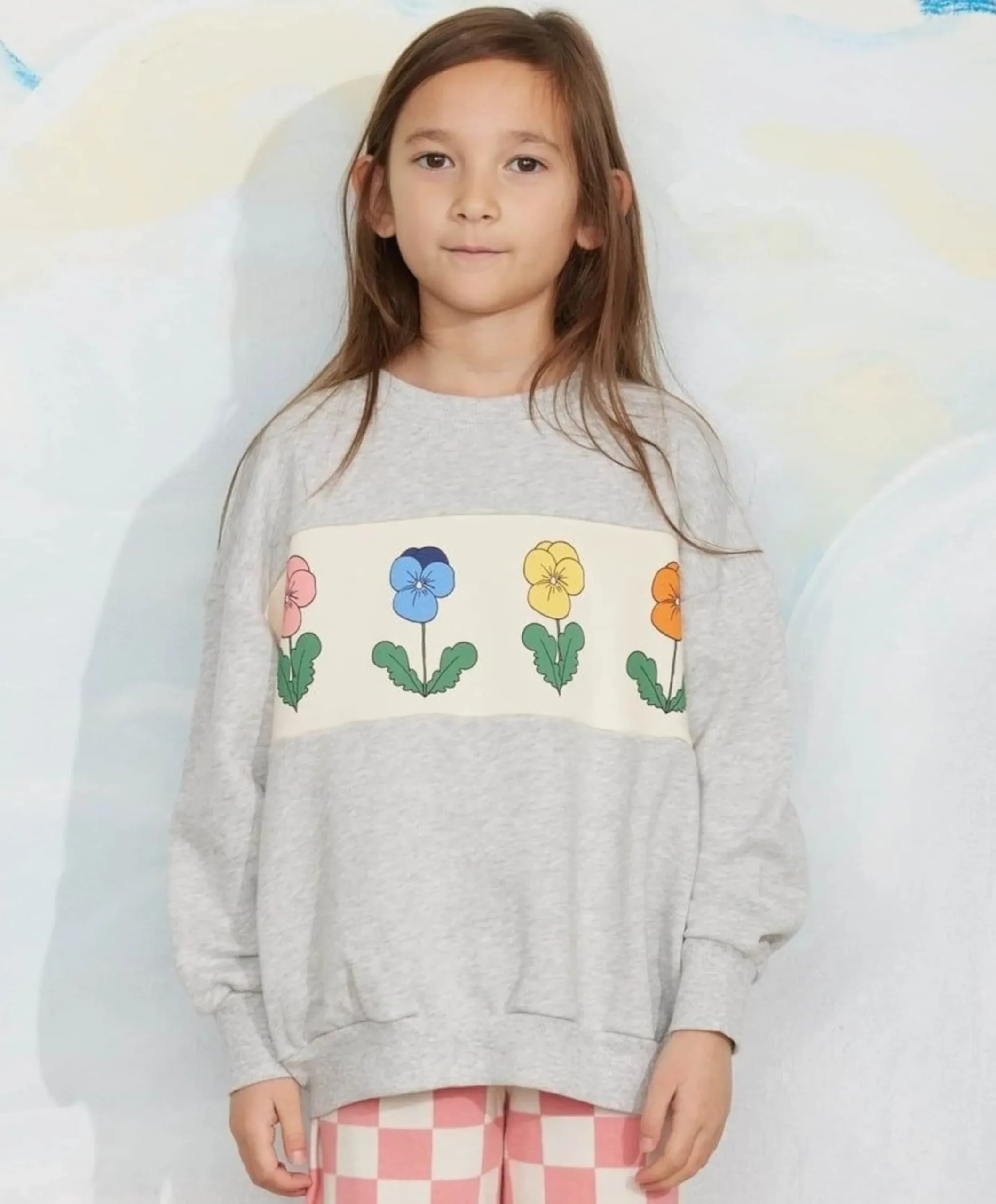 Meisjes sweater grijs