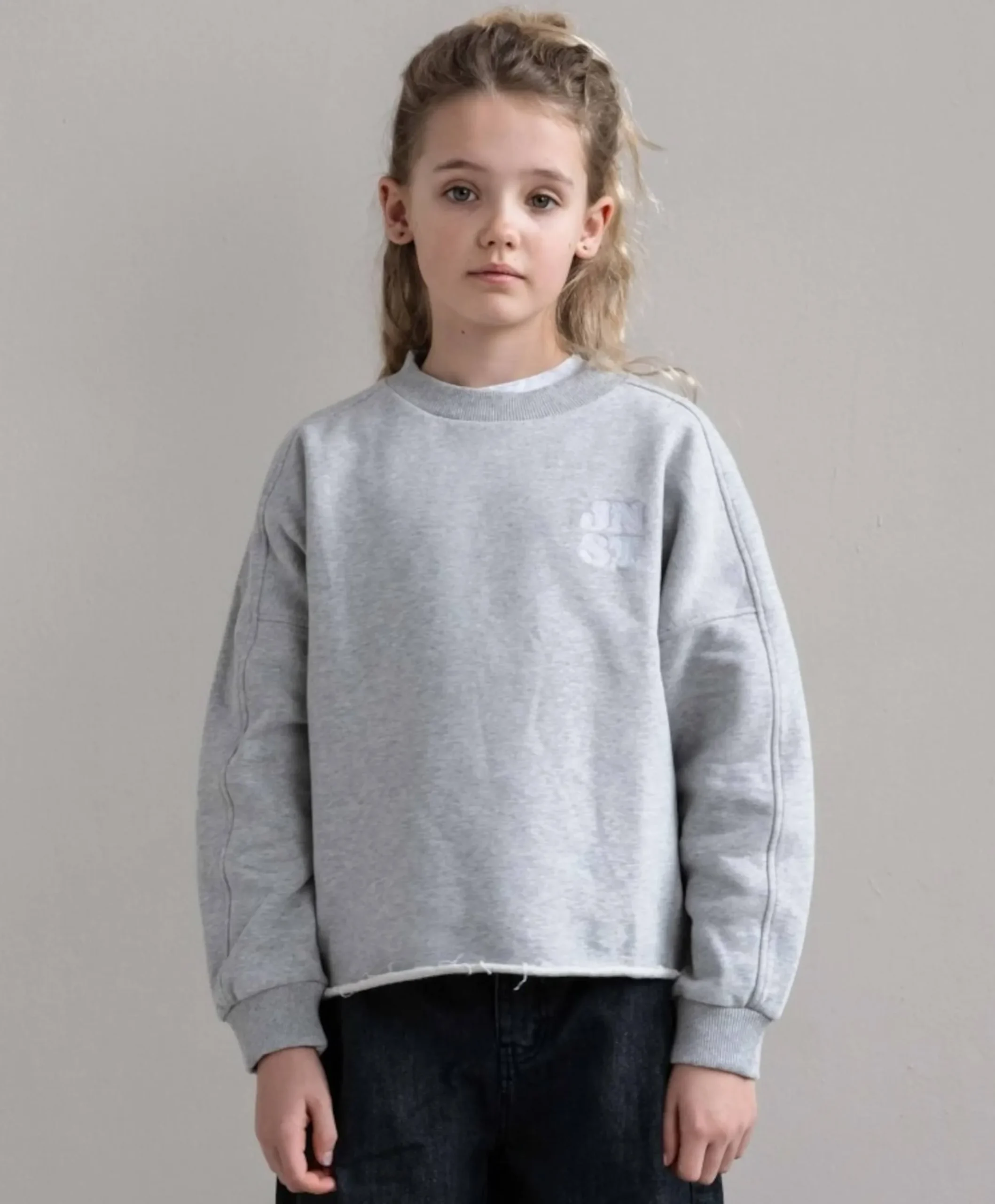 Meisjes sweater grijs