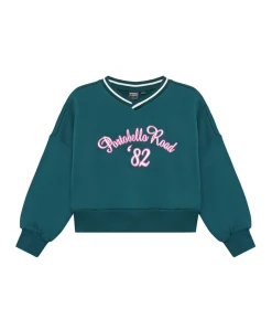 Meisjes sweater groen