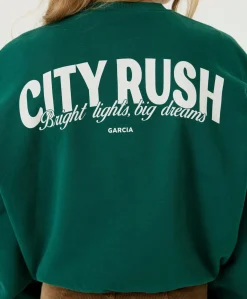 Meisjes sweater groen