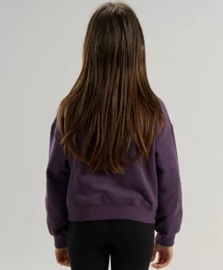 Meisjes sweater paars