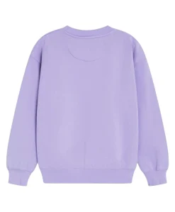Meisjes sweater paars