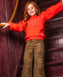 Meisjes sweater rood