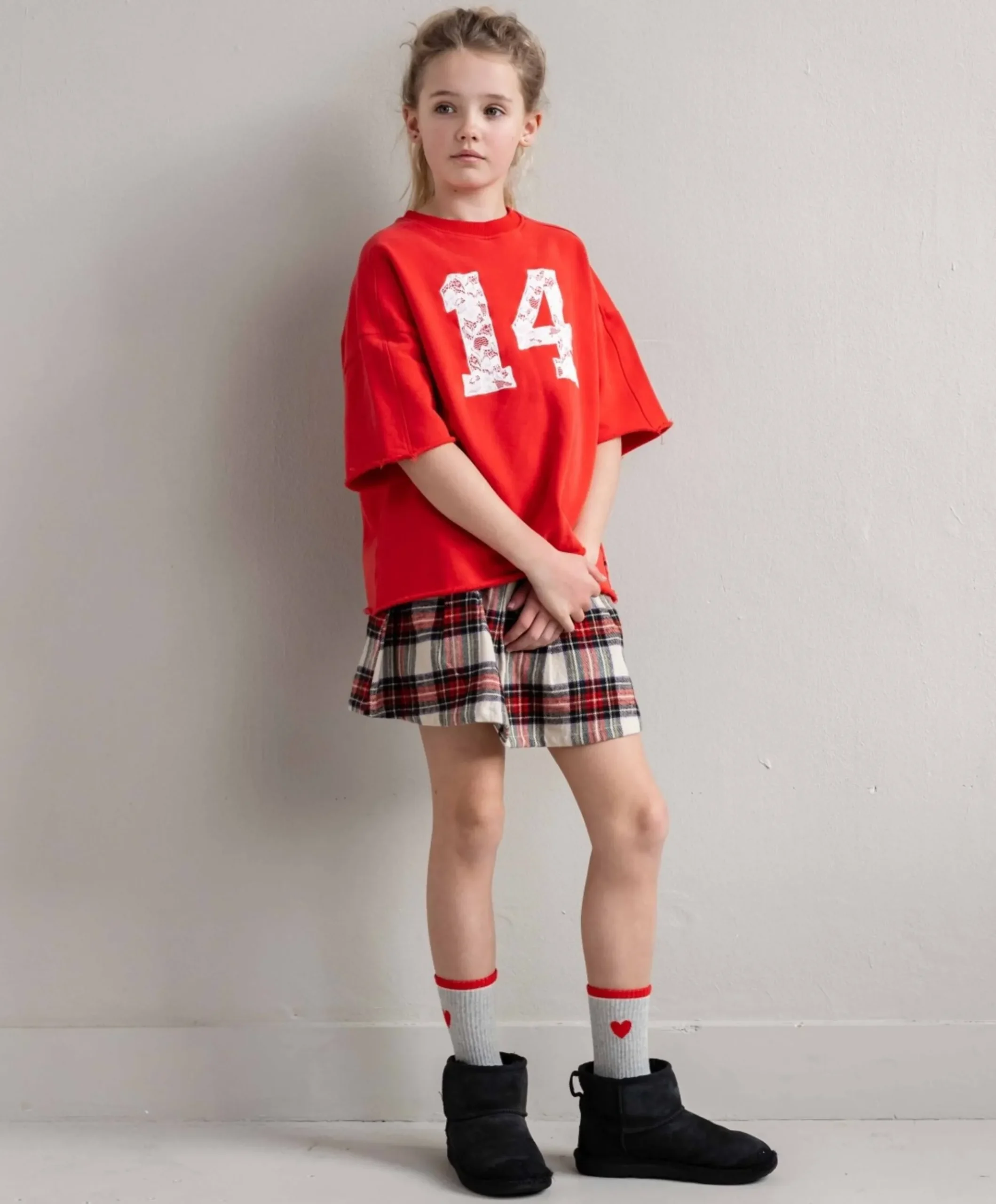 Meisjes sweater rood