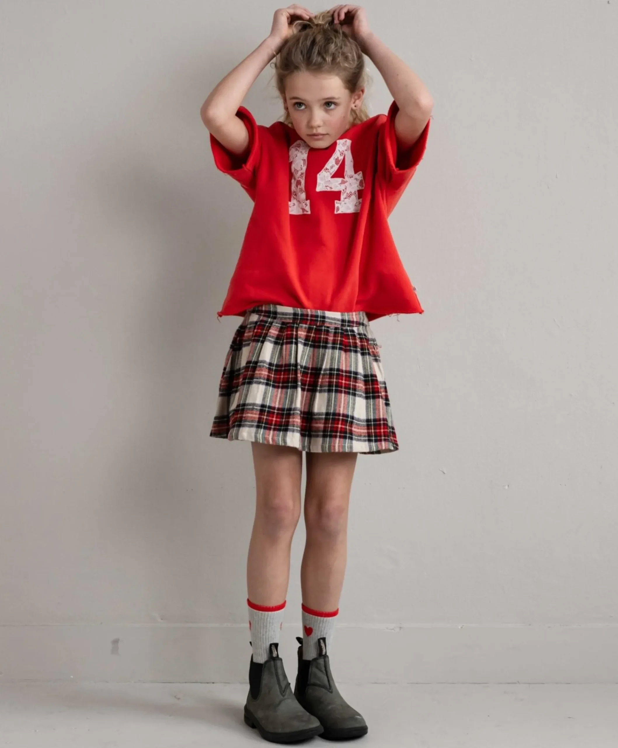 Meisjes sweater rood
