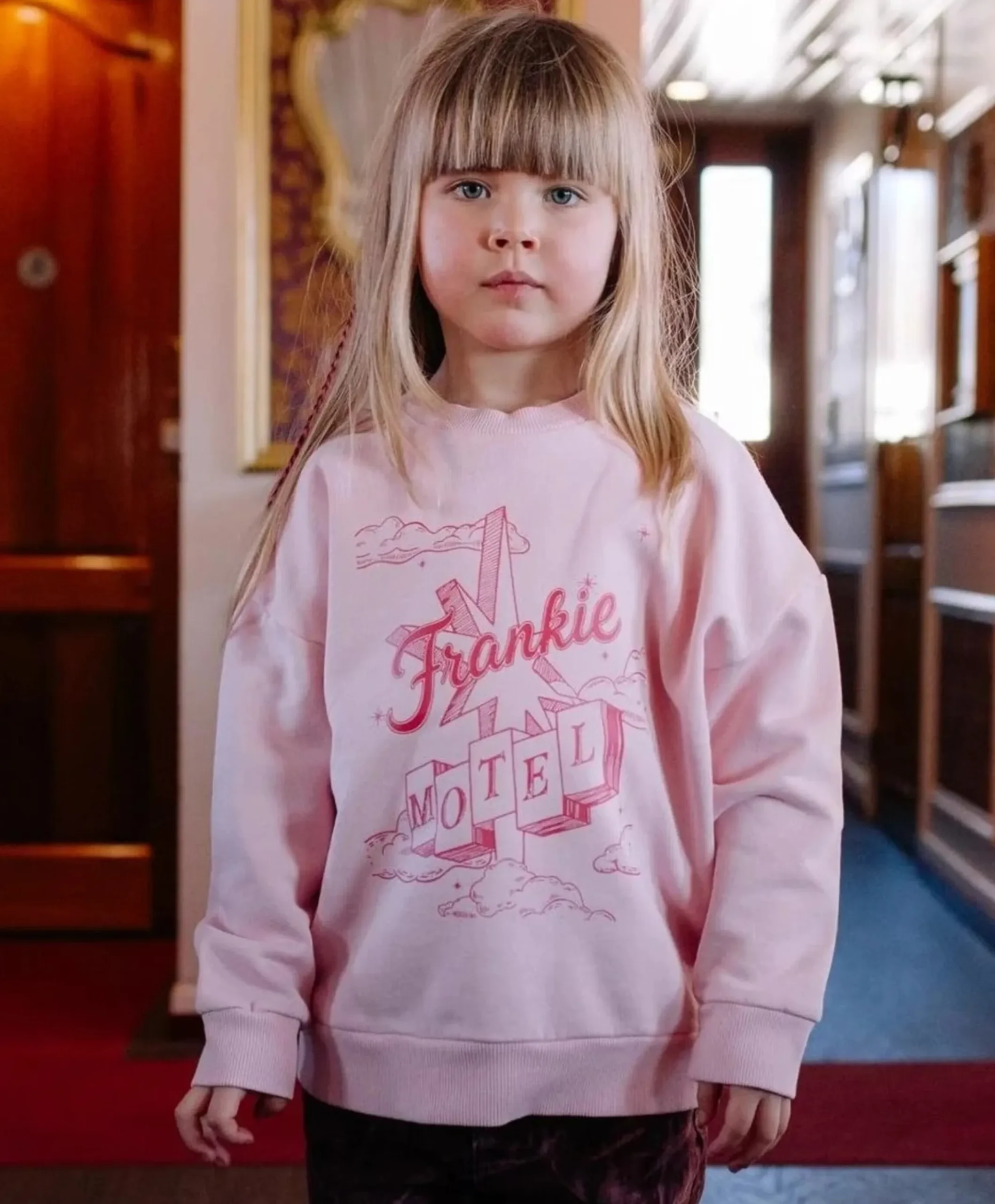 Meisjes sweater roze