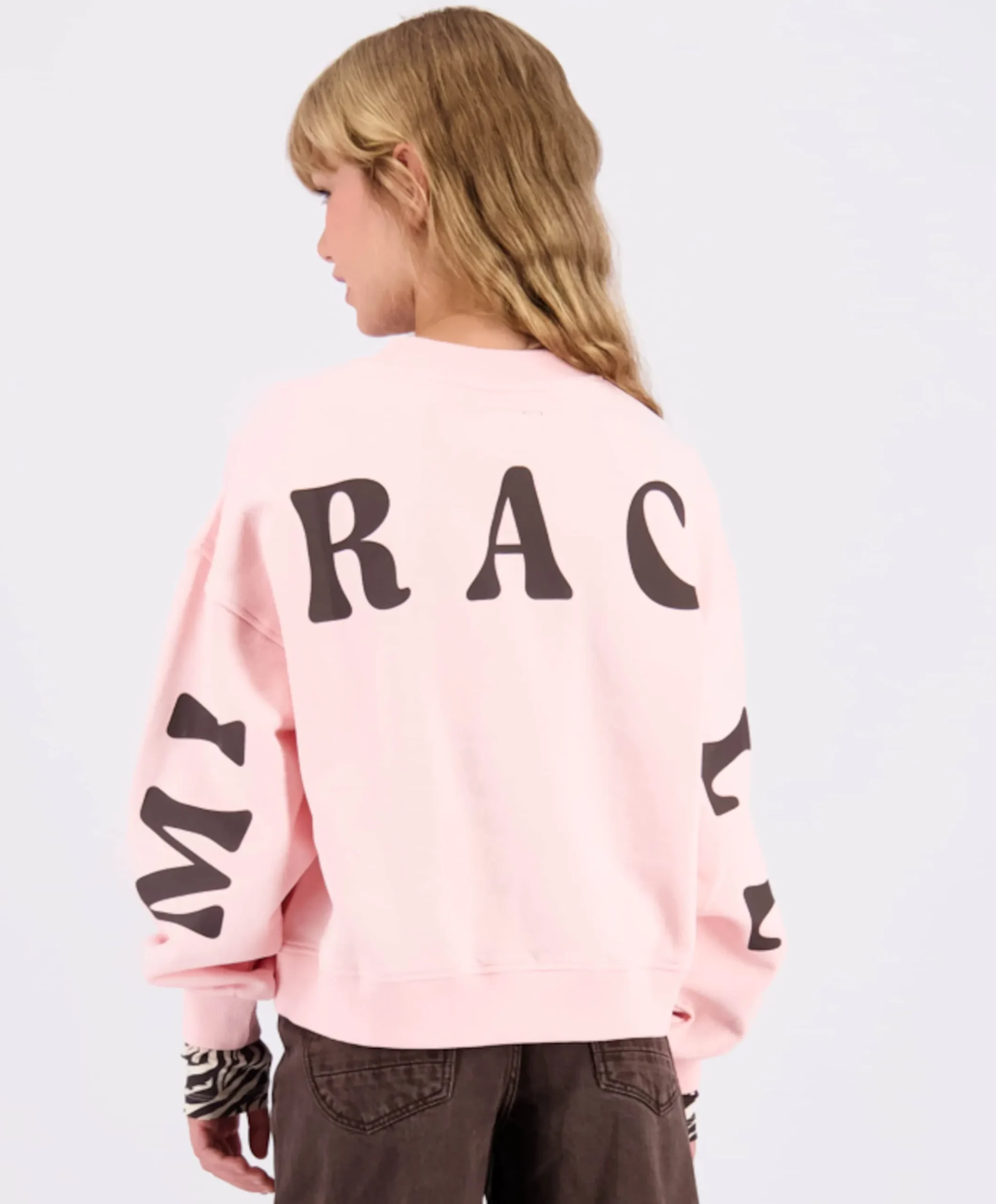 Meisjes sweater roze