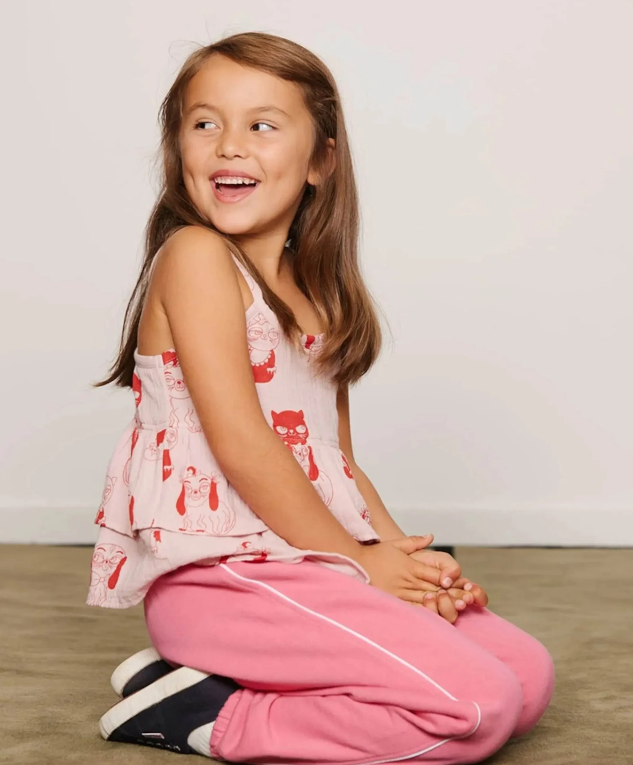 Meisjes top roze