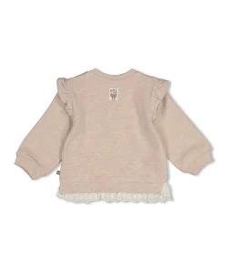 Meisjes trui beige