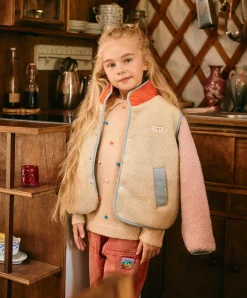 Meisjes trui beige