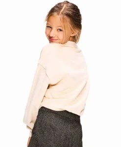 Meisjes trui beige