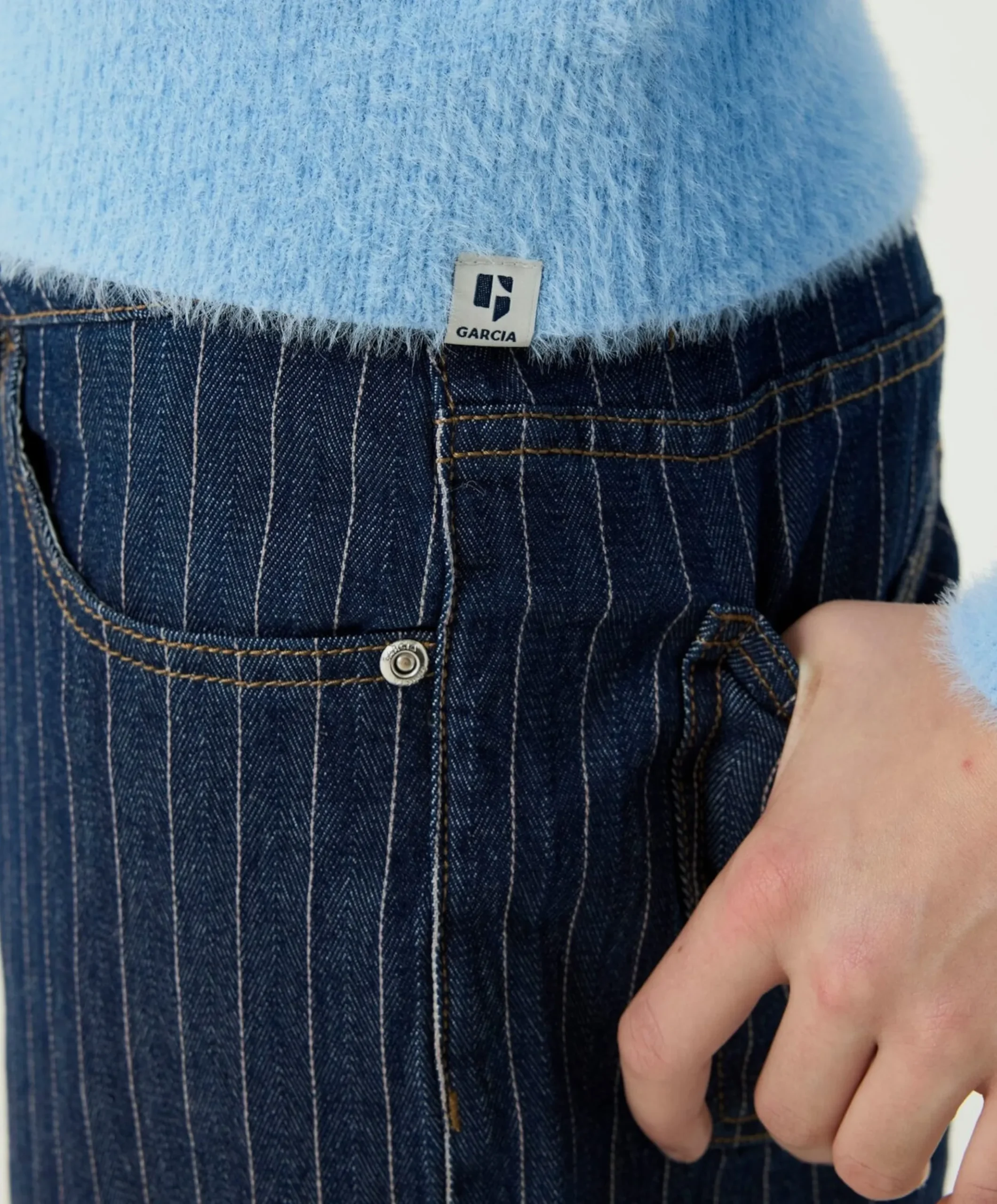 Meisjes trui blauw
