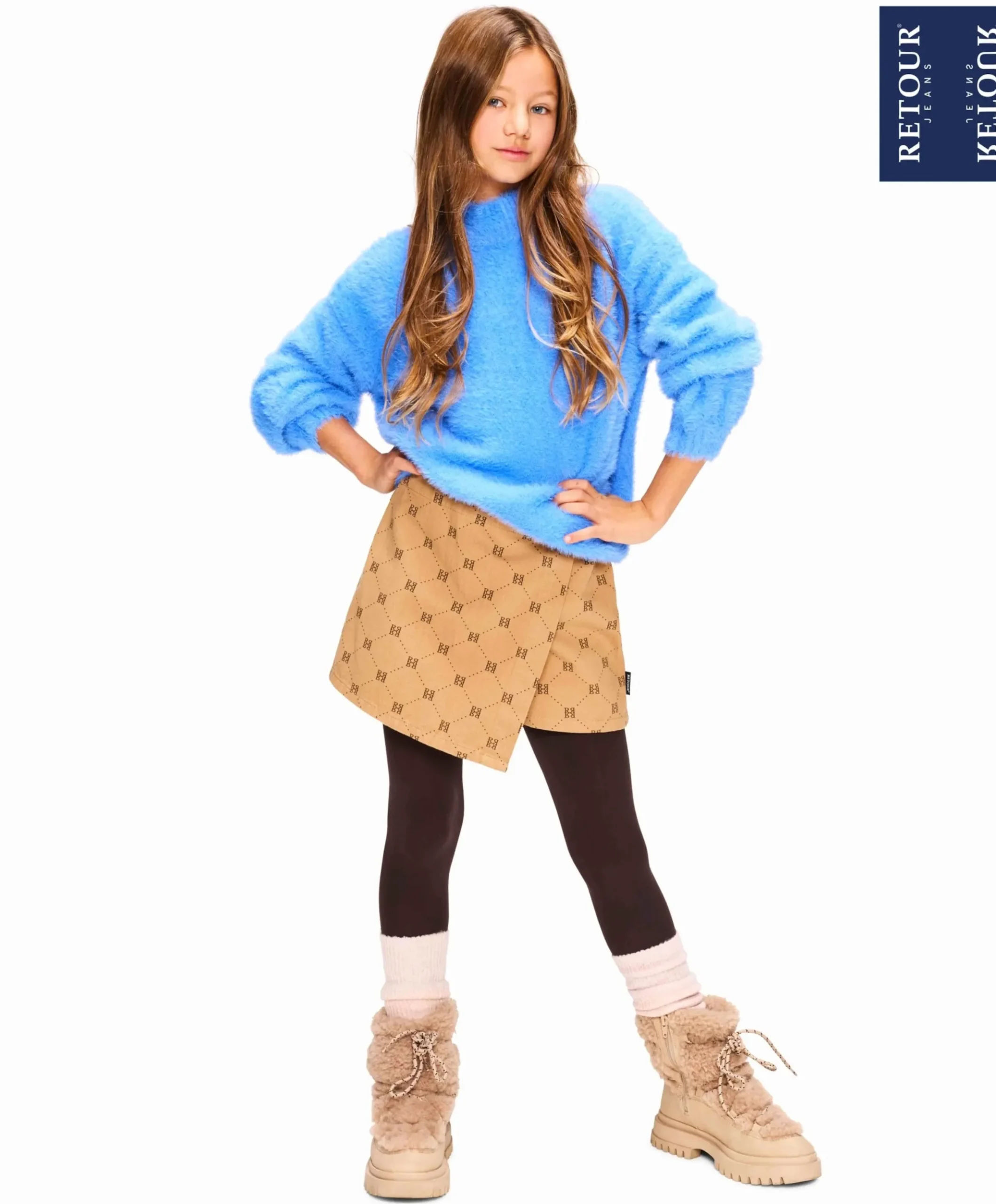 Meisjes trui blauw