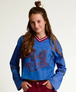 Meisjes trui blauw