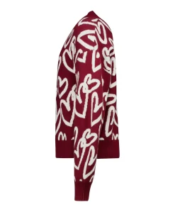Meisjes trui bordeaux