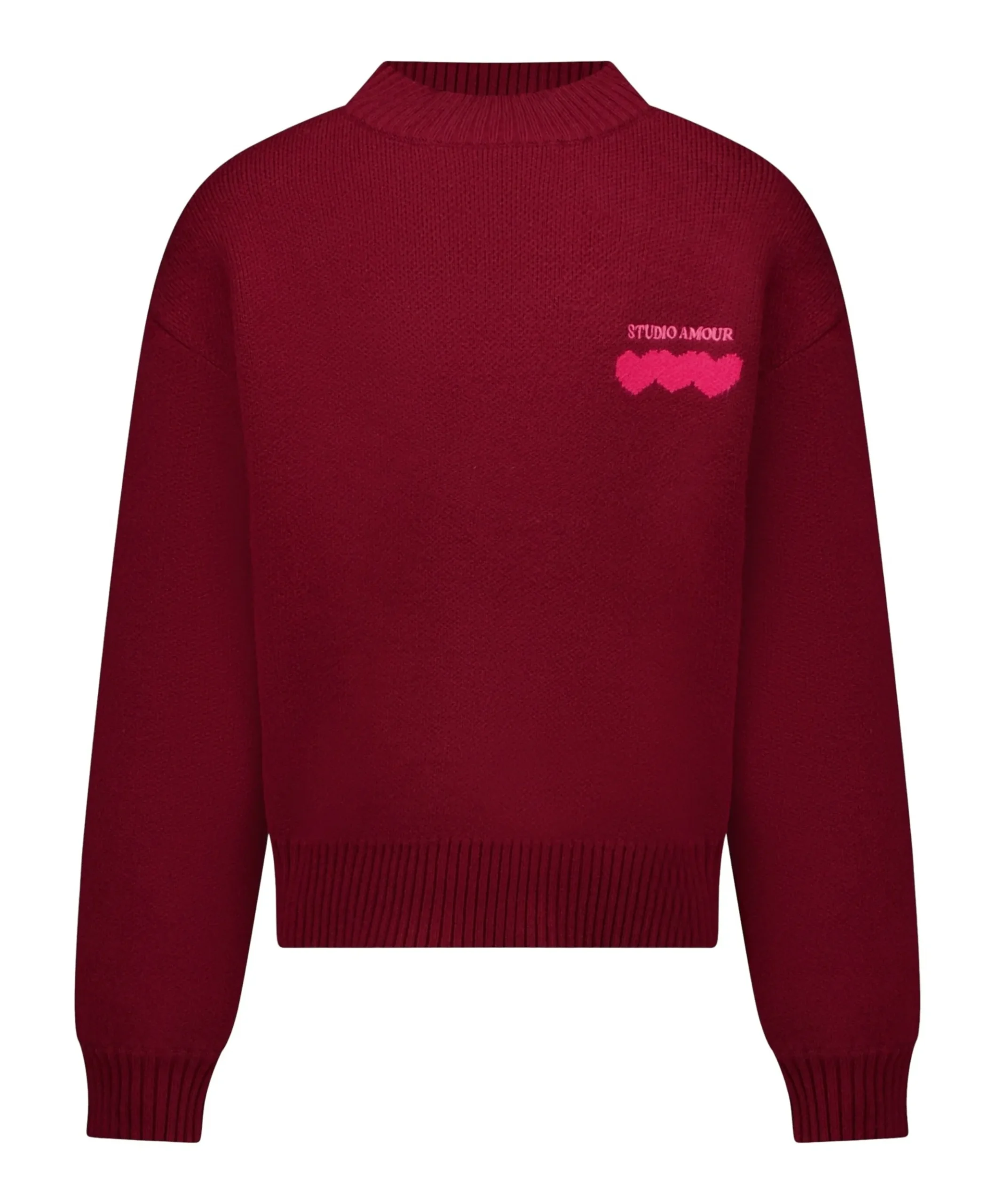 Meisjes trui bordeaux