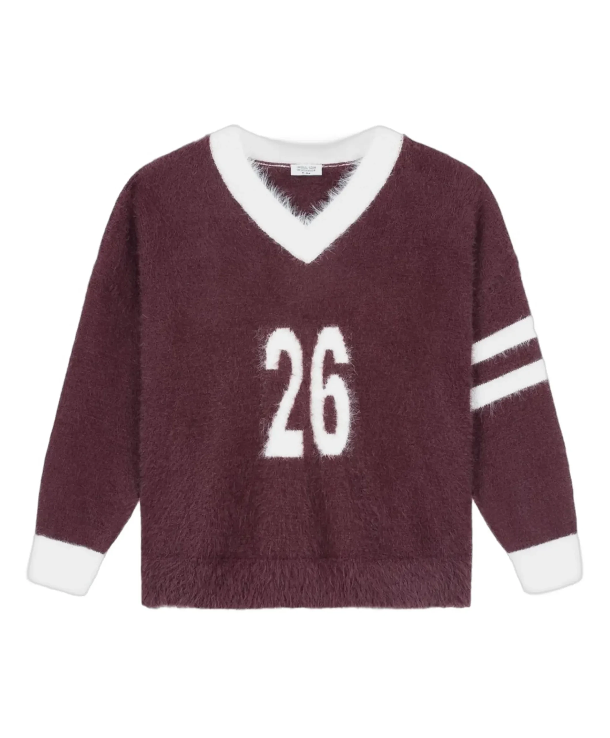 Meisjes trui bordeaux