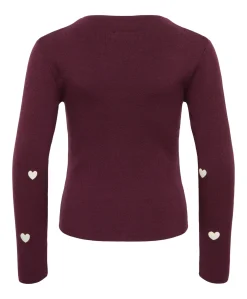 Meisjes trui bordeaux