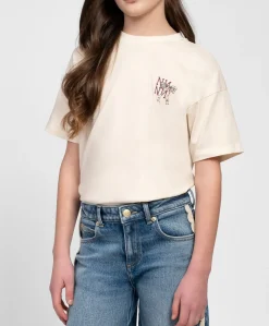 Meisjes T-shirt beige