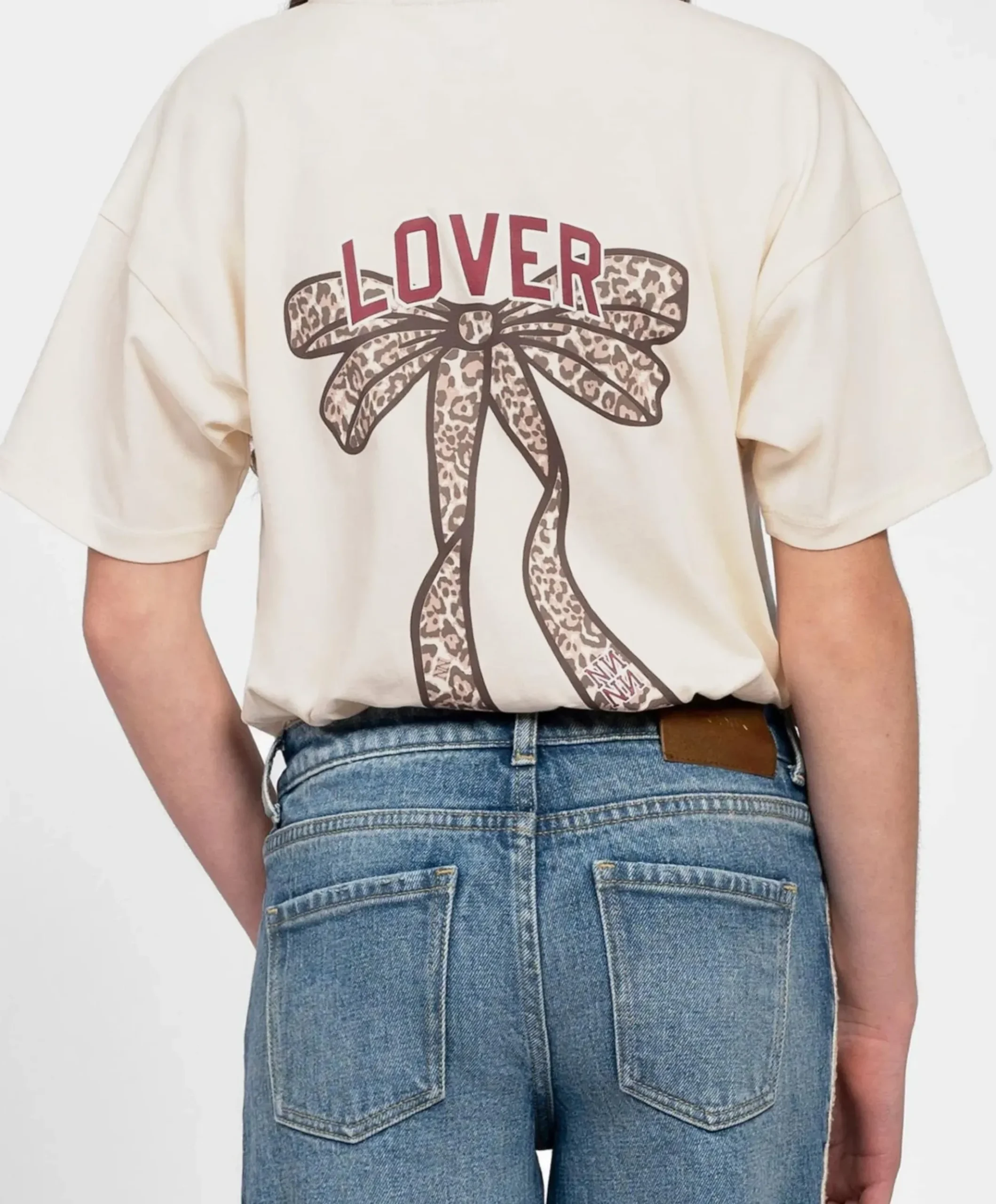 Meisjes T-shirt beige