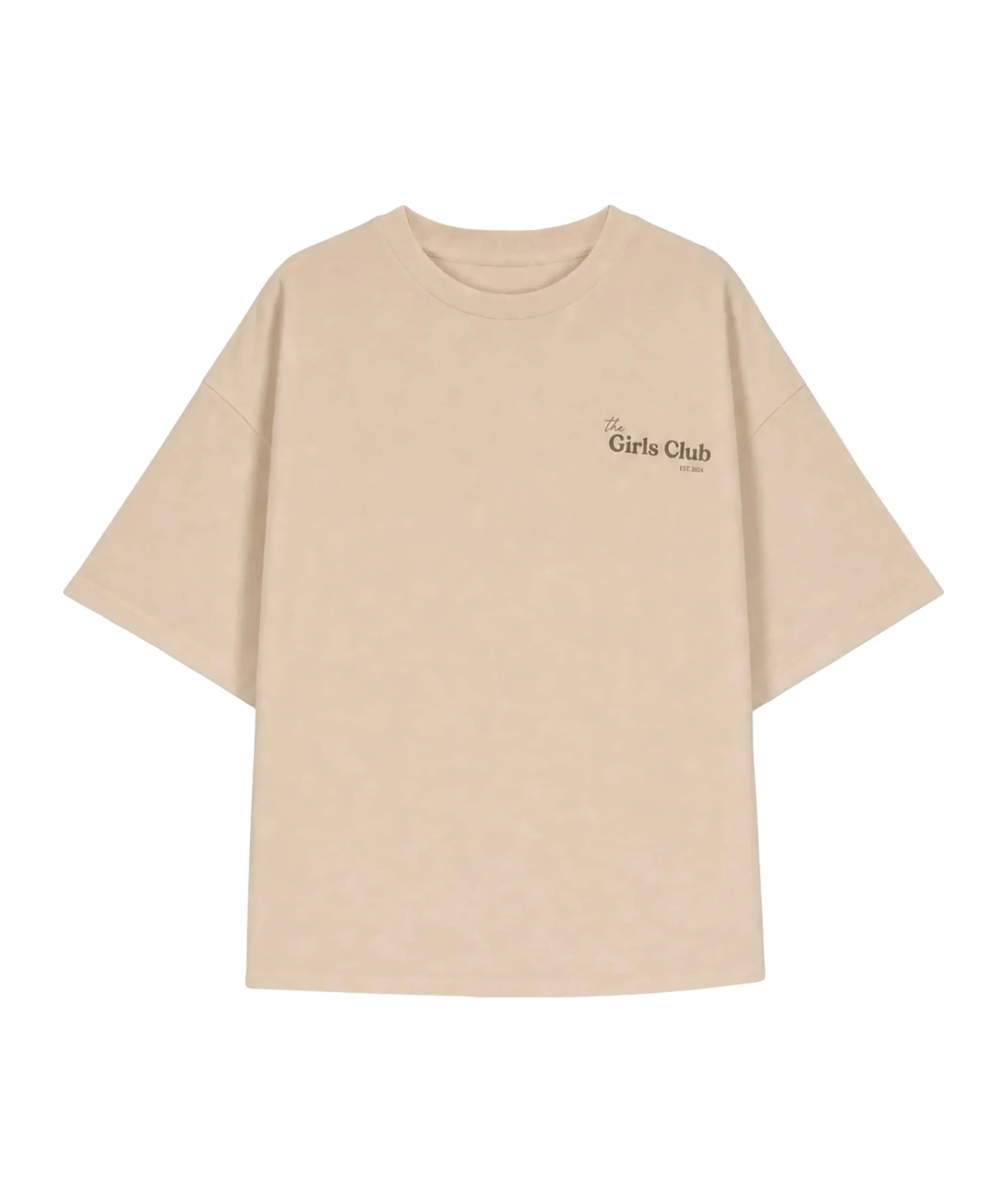 Meisjes T-shirt beige