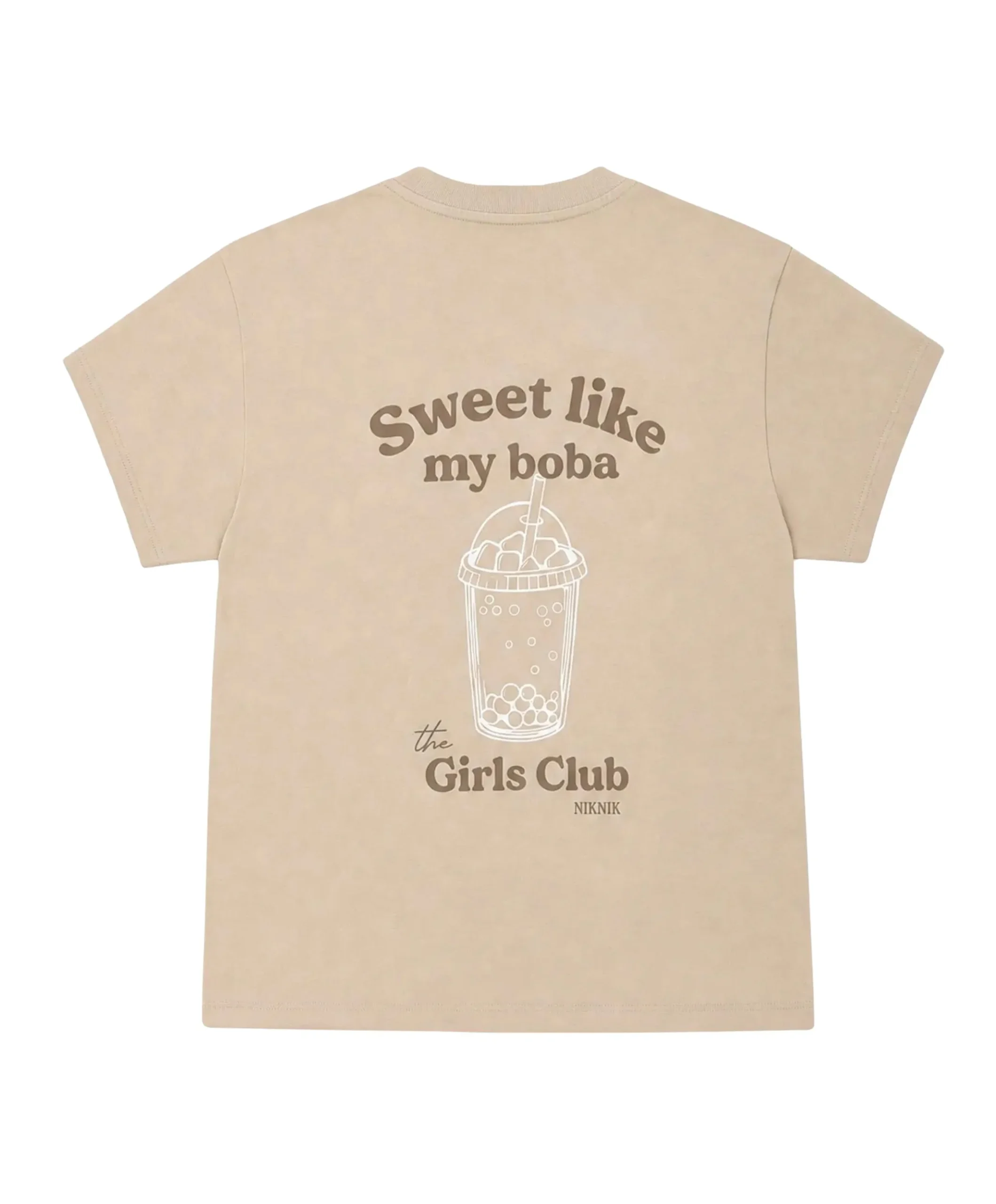 Meisjes T-shirt beige