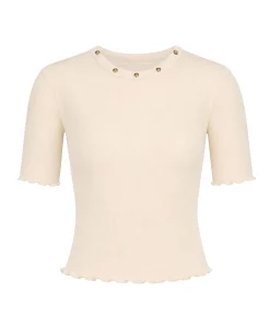 Meisjes T-shirt beige