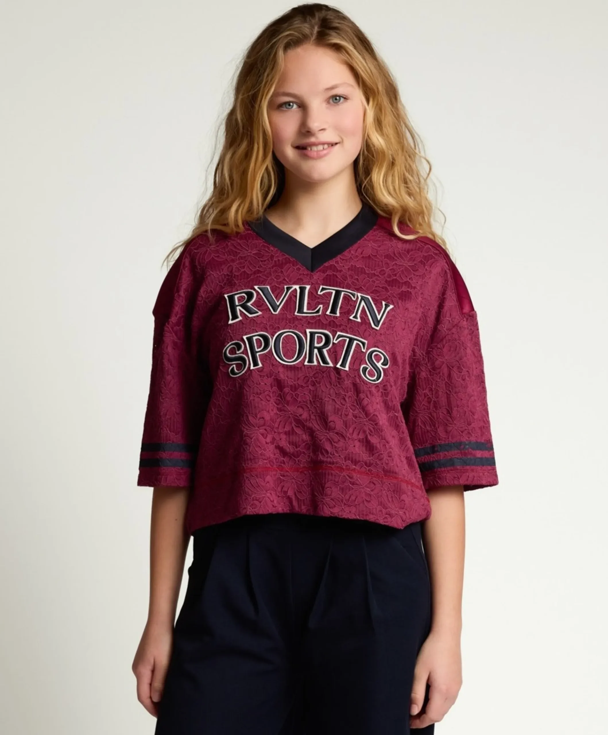 Meisjes T-shirt bordeaux