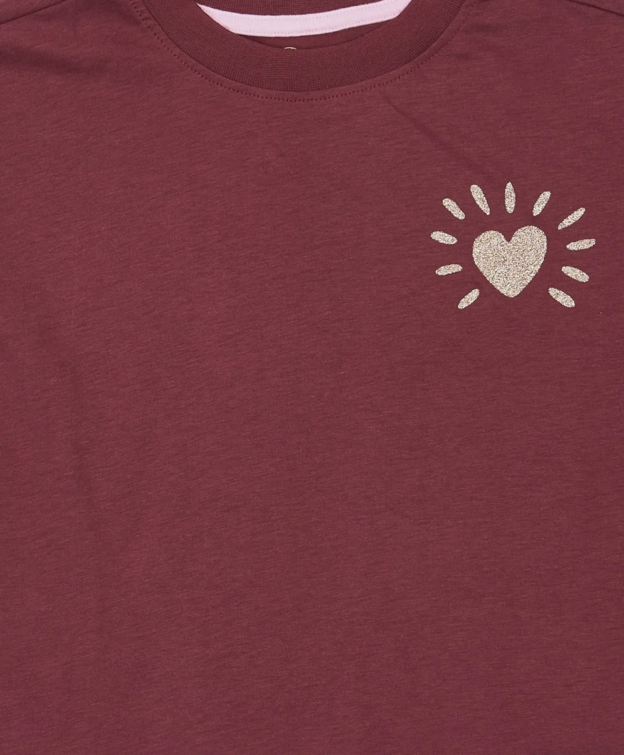 Meisjes T-shirt bordeaux