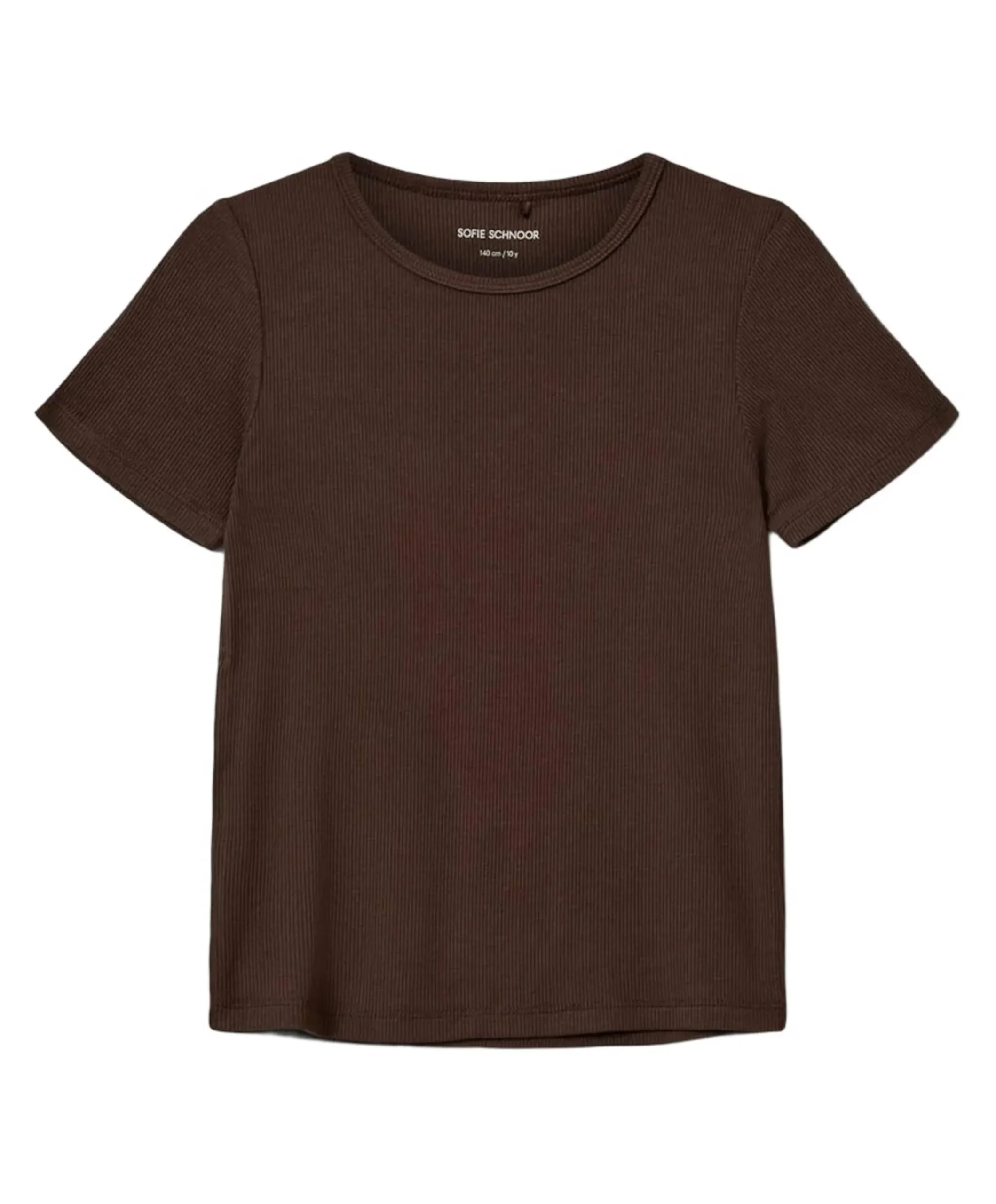 Meisjes T-shirt bruin