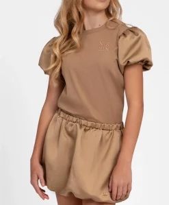 Meisjes T-shirt bruin