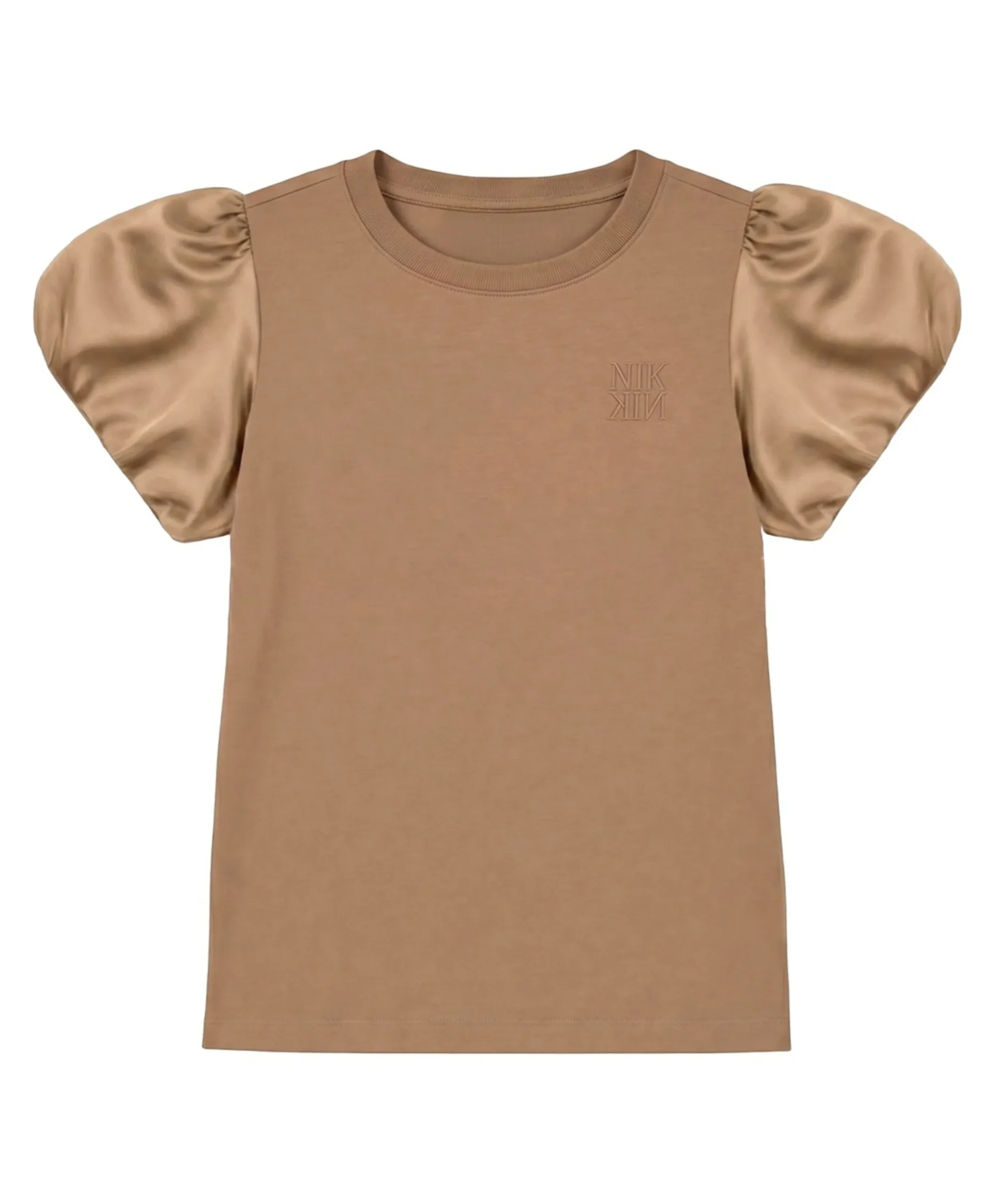 Meisjes T-shirt bruin