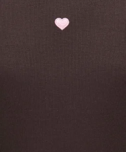 Meisjes T-shirt bruin