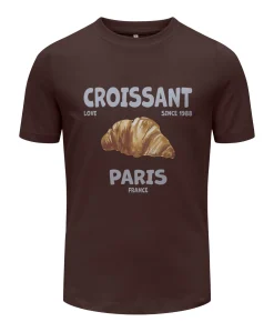 Meisjes T-shirt bruin