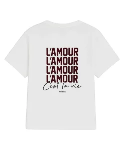 Meisjes T-shirt ecru