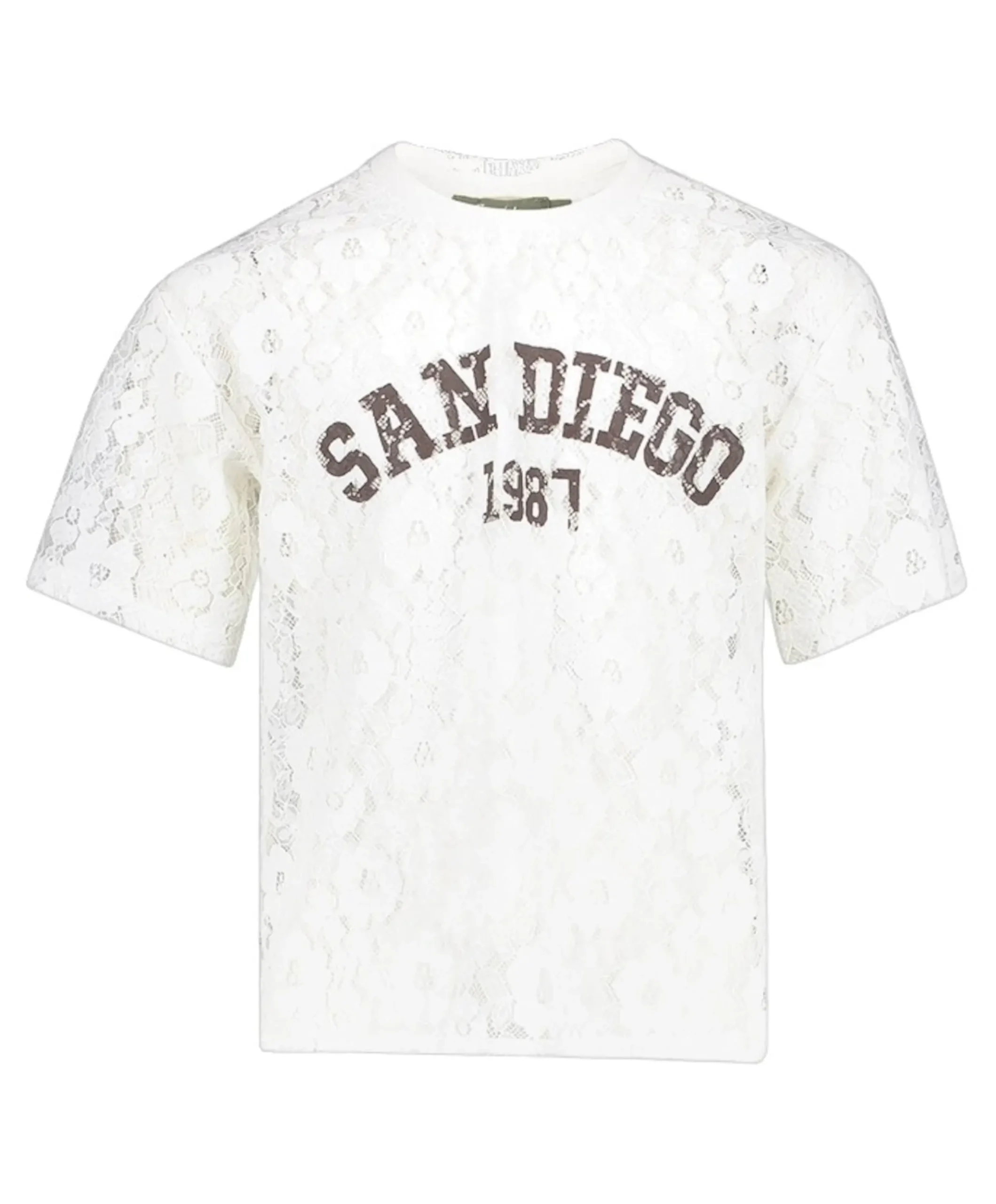 Meisjes T-shirt ecru