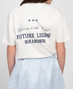 Meisjes T-shirt ecru